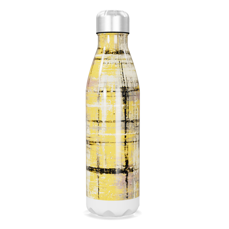 Garrafa Inox - Amarela Texturizada