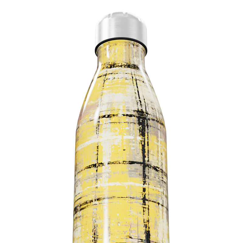 Garrafa Inox - Amarela Texturizada