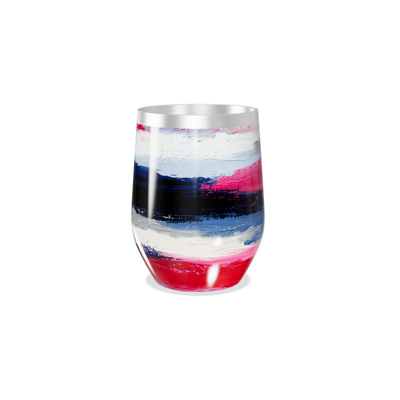 Copo Térmico Slim - Estampa Colorida Aço Inox