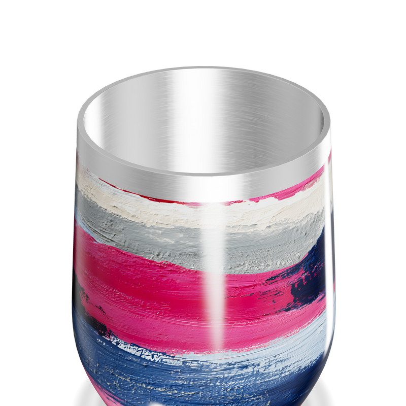 Copo Térmico Slim - Estampa Colorida Aço Inox