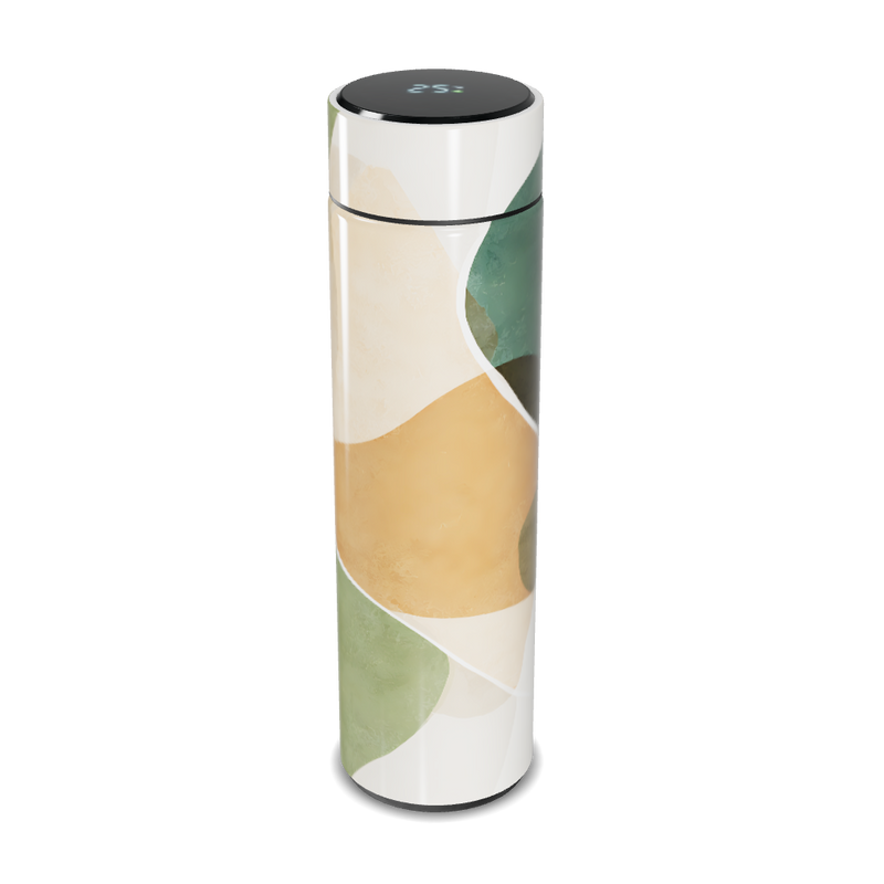 Garrafa Térmica Touch - Estampa Abstrata Colorida