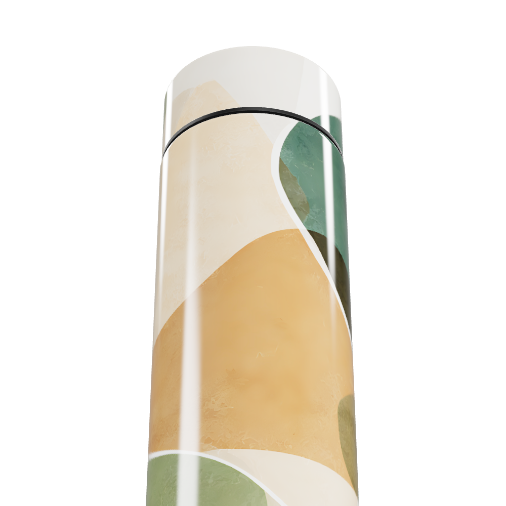 Garrafa Térmica Touch - Estampa Abstrata Colorida