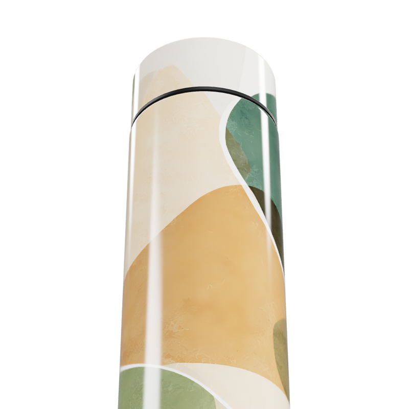 Garrafa Térmica Touch - Estampa Abstrata Colorida