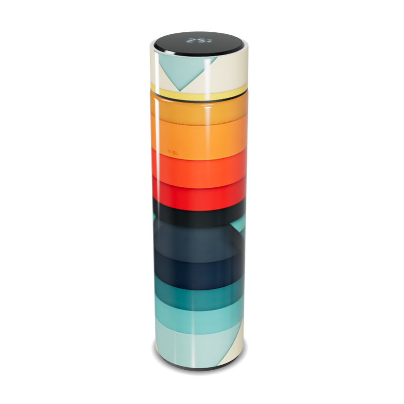 Garrafa Térmica Touch - Colorida com Display Digital