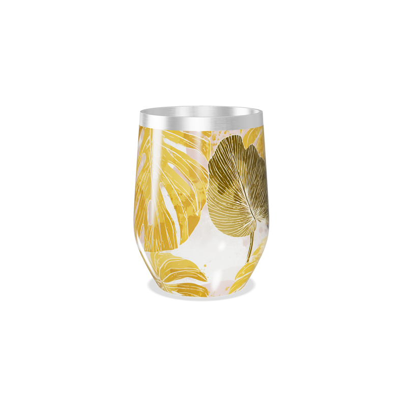 Copo Térmico Slim - Estampa Abstrata Colorida