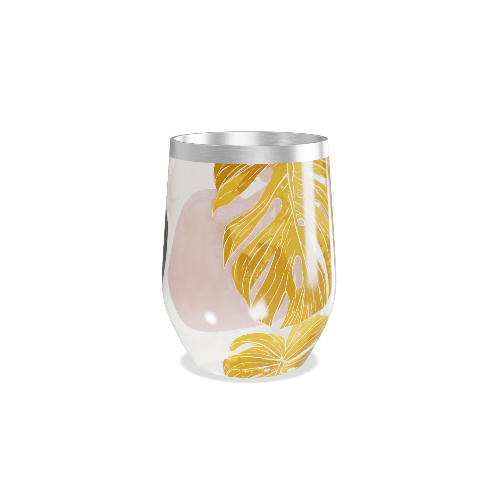 Copo Térmico Slim - Estampa Abstrata Colorida