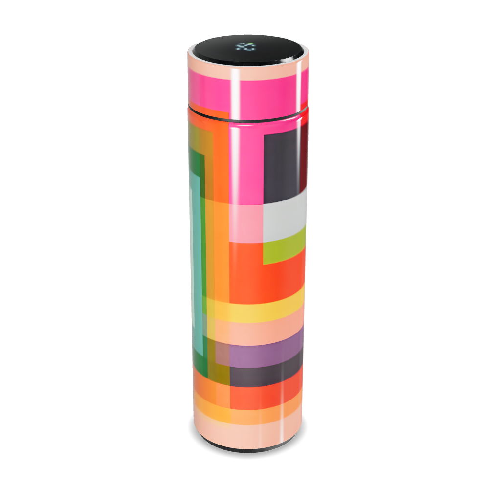 Garrafa Térmica Touch - Multicolorida com Display