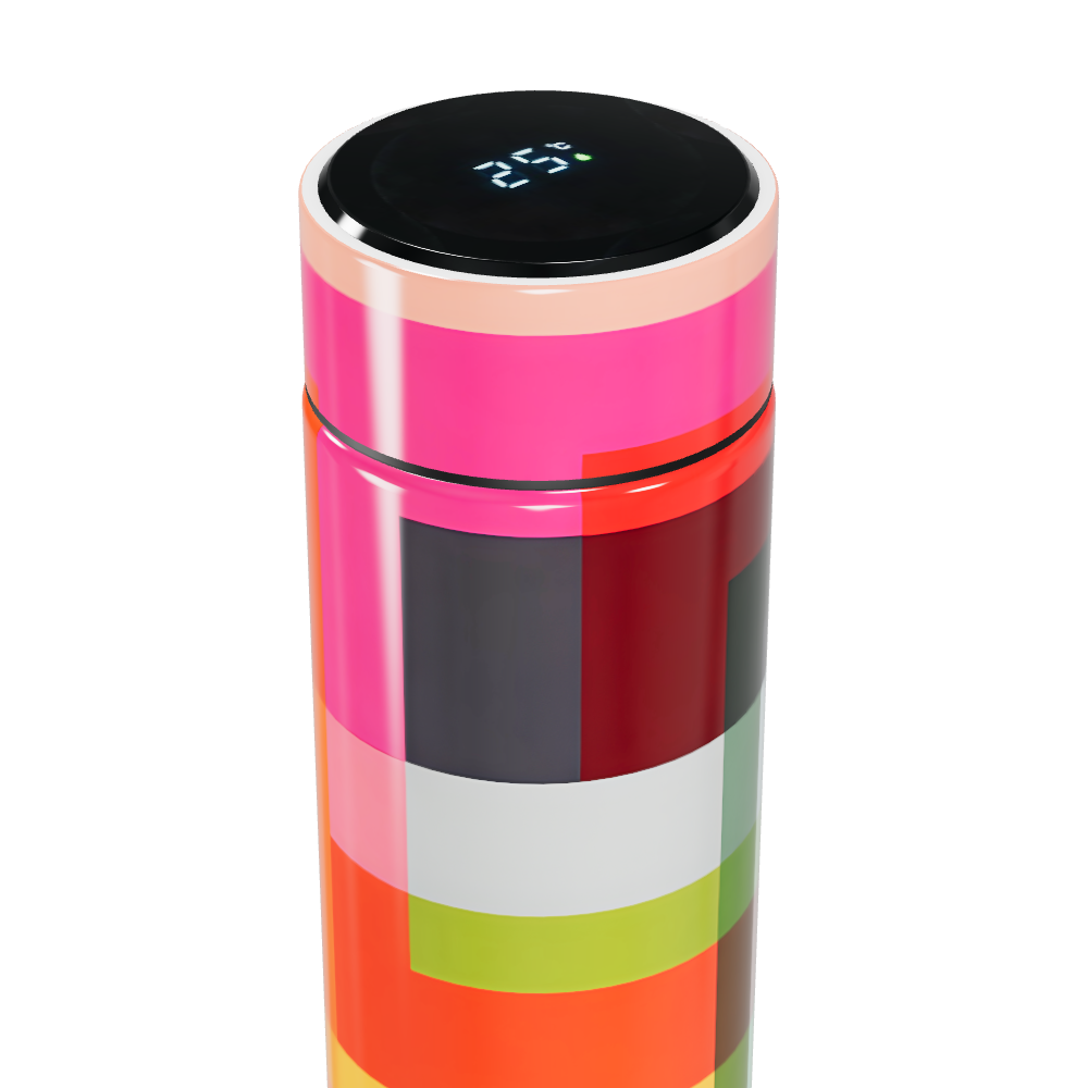 Garrafa Térmica Touch - Multicolorida com Display