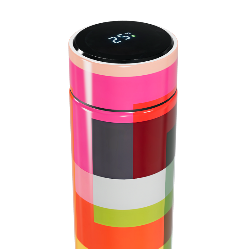 Garrafa Térmica Touch - Multicolorida com Display
