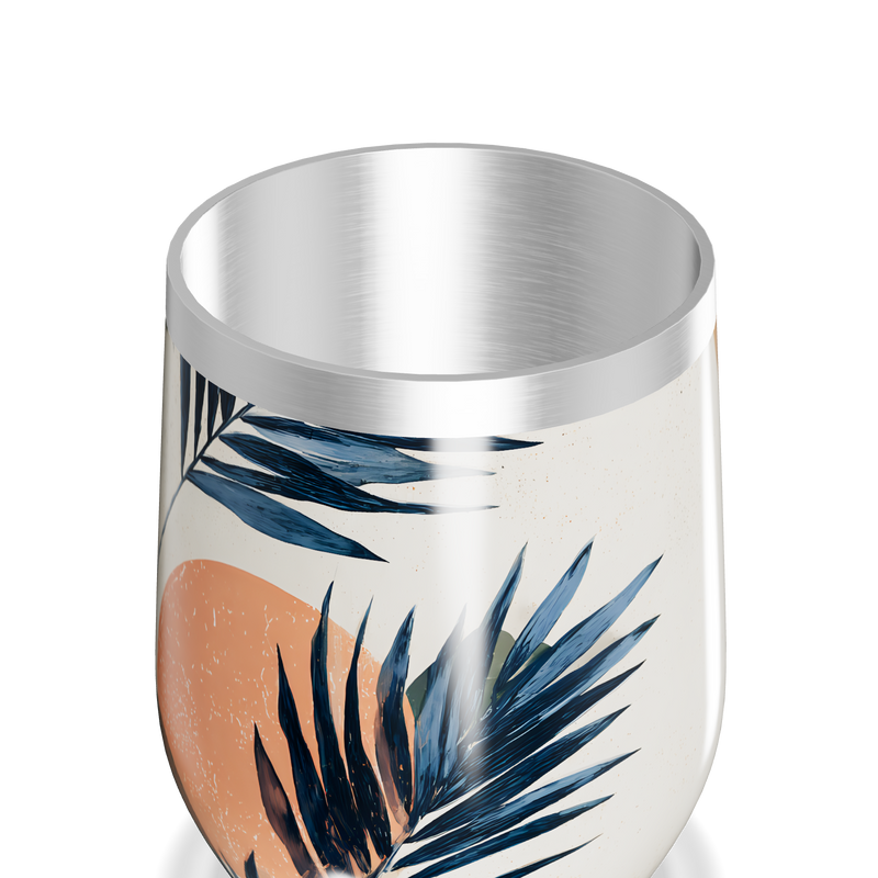 Copo Térmico Slim - Folhagem Tropical Colorido