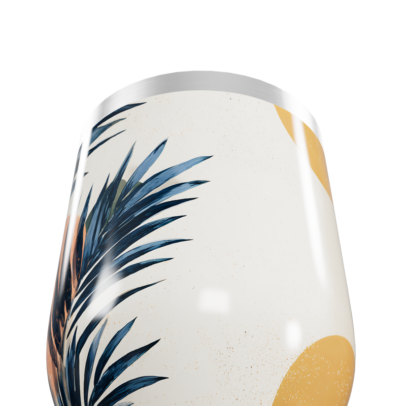 Copo Térmico Slim - Folhagem Tropical Colorido