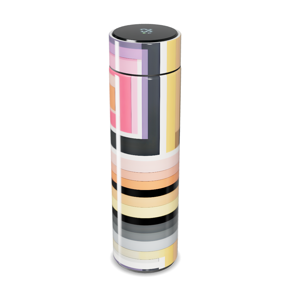 Garrafa Térmica Touch - Colorida Listrada