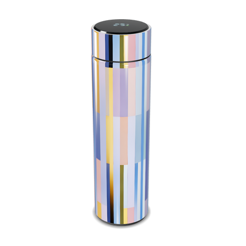 Garrafa Térmica Touch - Listras Multicoloridas