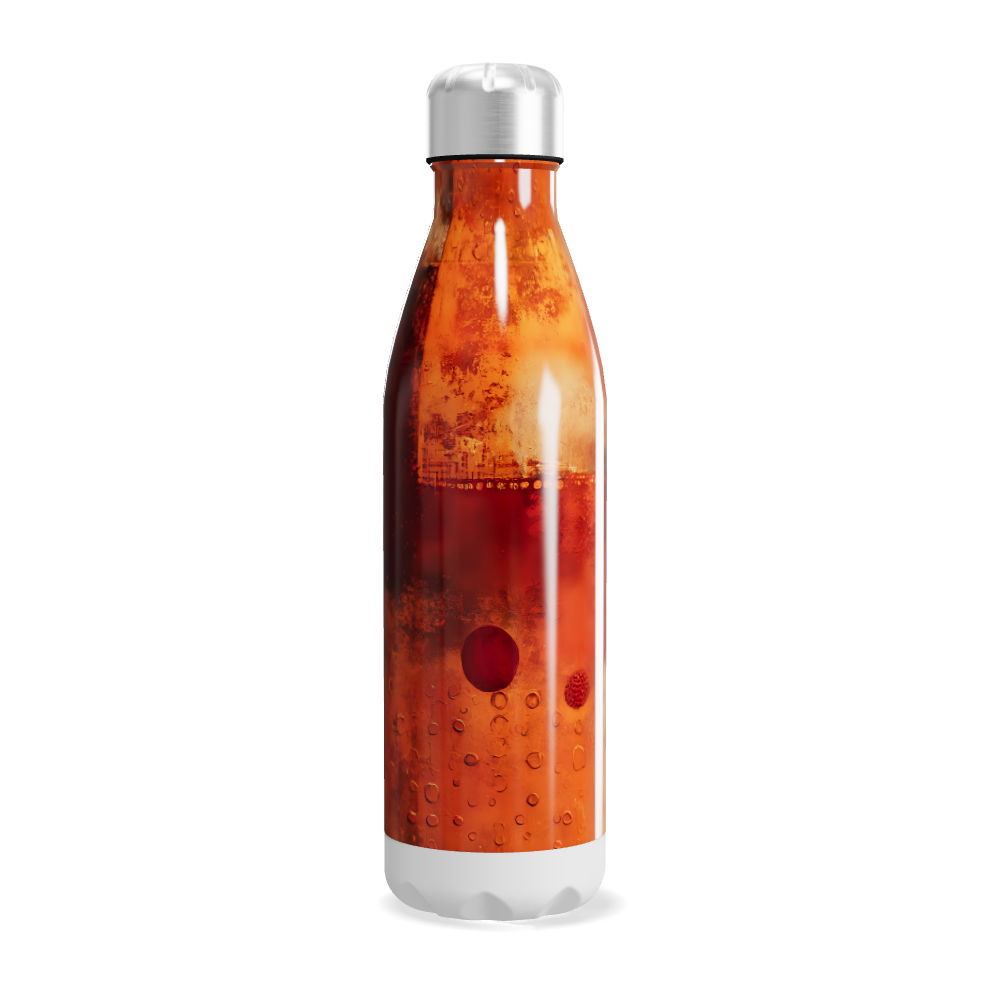 Garrafa Inox - Estampa Marmorizada