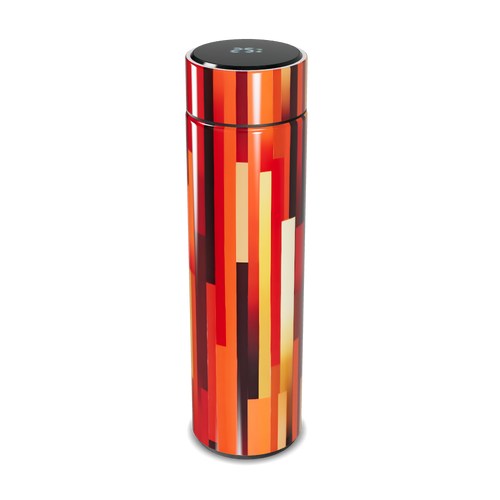 Garrafa Térmica Touch - Estampa Colorida Vertical