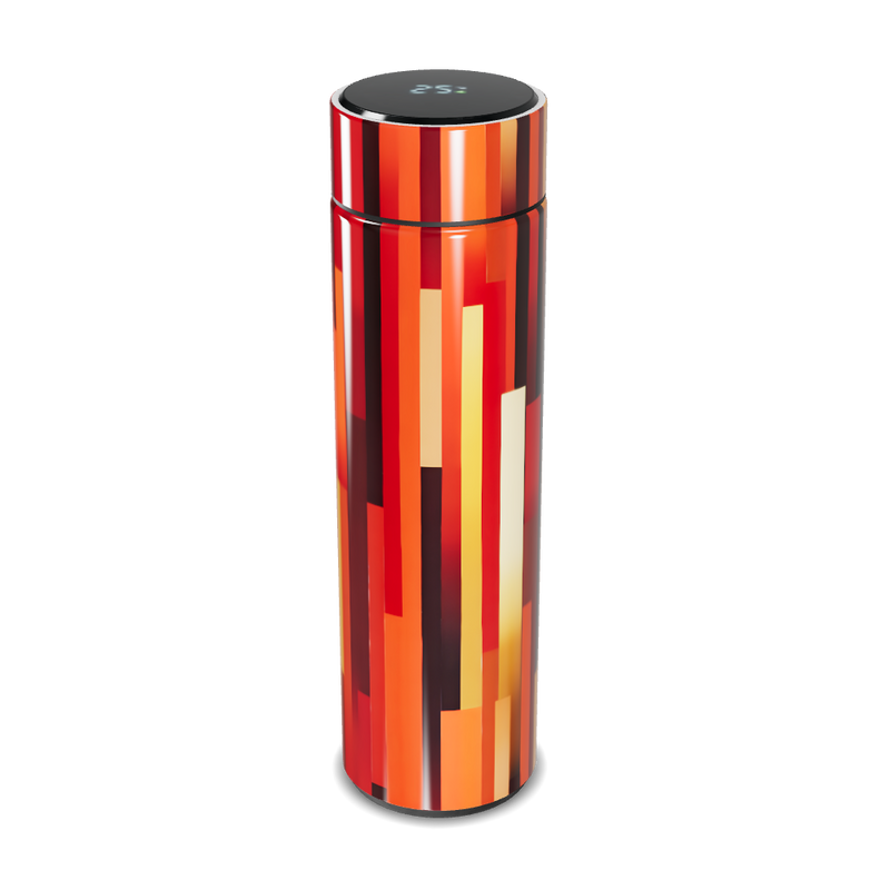 Garrafa Térmica Touch - Estampa Colorida Vertical