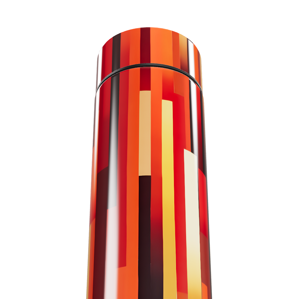 Garrafa Térmica Touch - Estampa Colorida Vertical