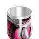 Copo Térmico Slim - Rosa e Preto Abstrato