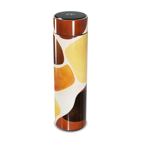 Garrafa Térmica Touch - Estampa Geométrica Colorida