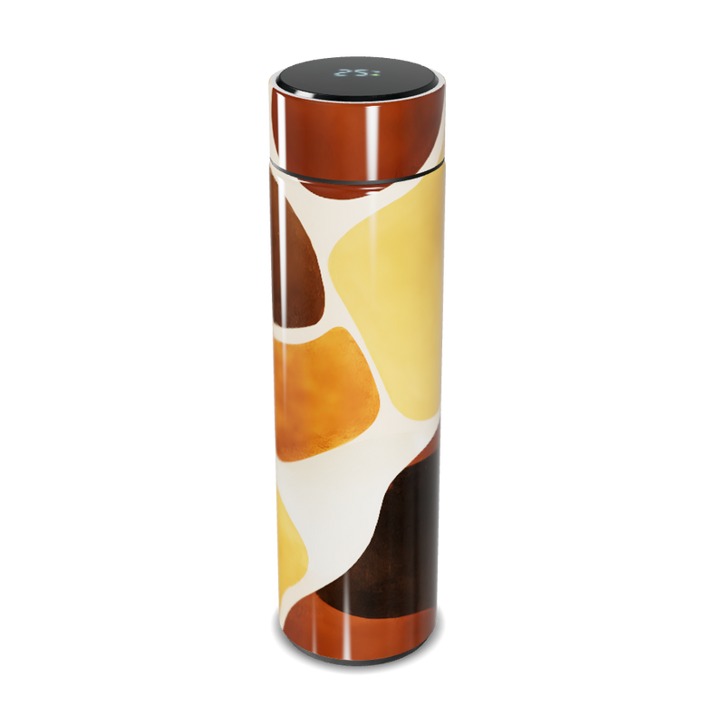 Garrafa Térmica Touch - Estampa Geométrica Colorida