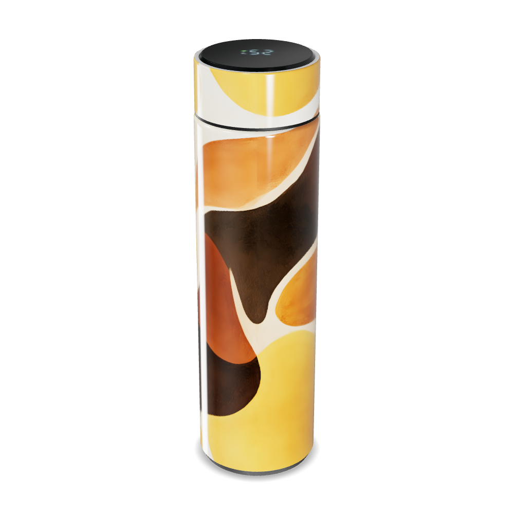 Garrafa Térmica Touch - Estampa Geométrica Colorida