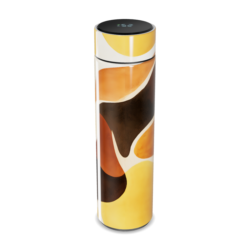 Garrafa Térmica Touch - Estampa Geométrica Colorida