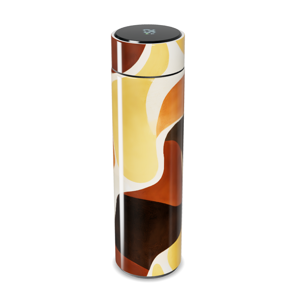 Garrafa Térmica Touch - Estampa Geométrica Colorida