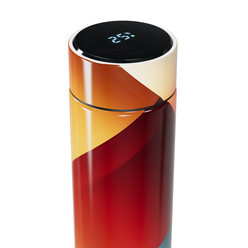 Garrafa Térmica Touch - Estampa Colorida Digital