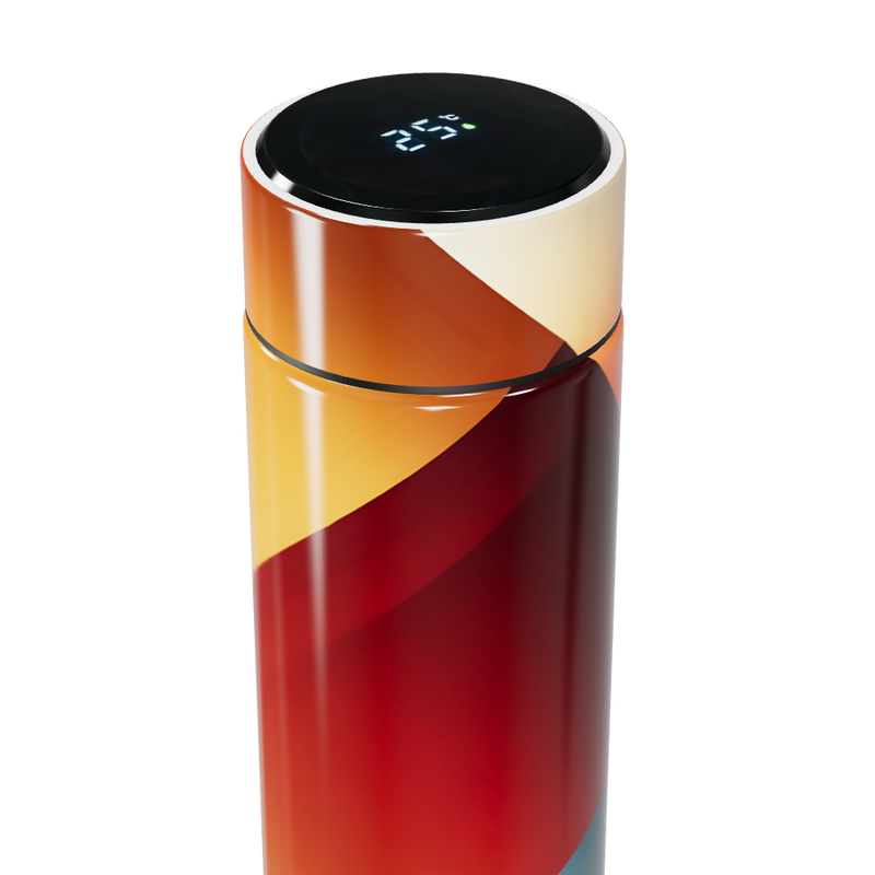 Garrafa Térmica Touch - Estampa Colorida Digital