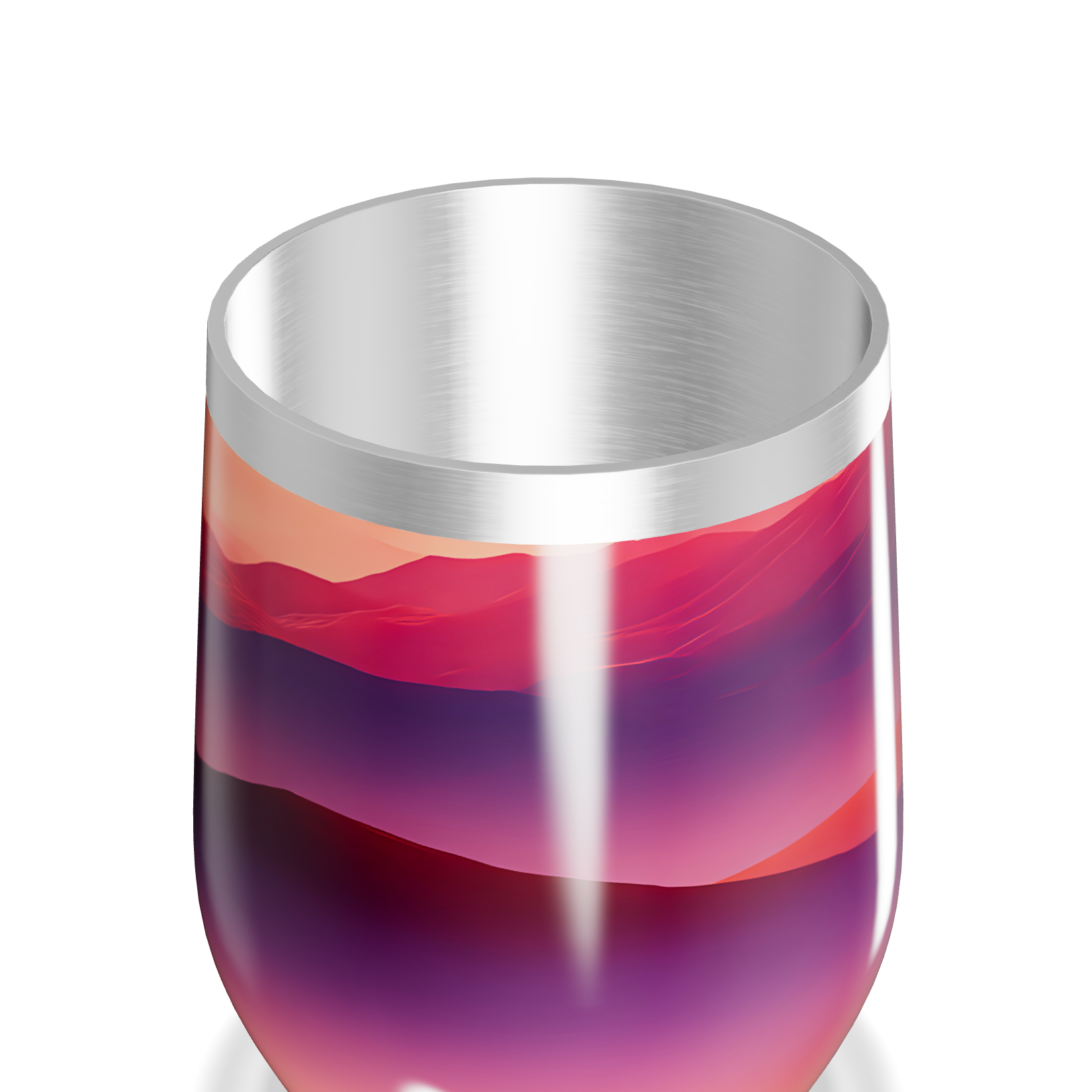 Copo Térmico Slim - Estampa Degradê Colorida