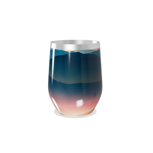 Copo Térmico Slim - Paisagem Colorida Aço Inox