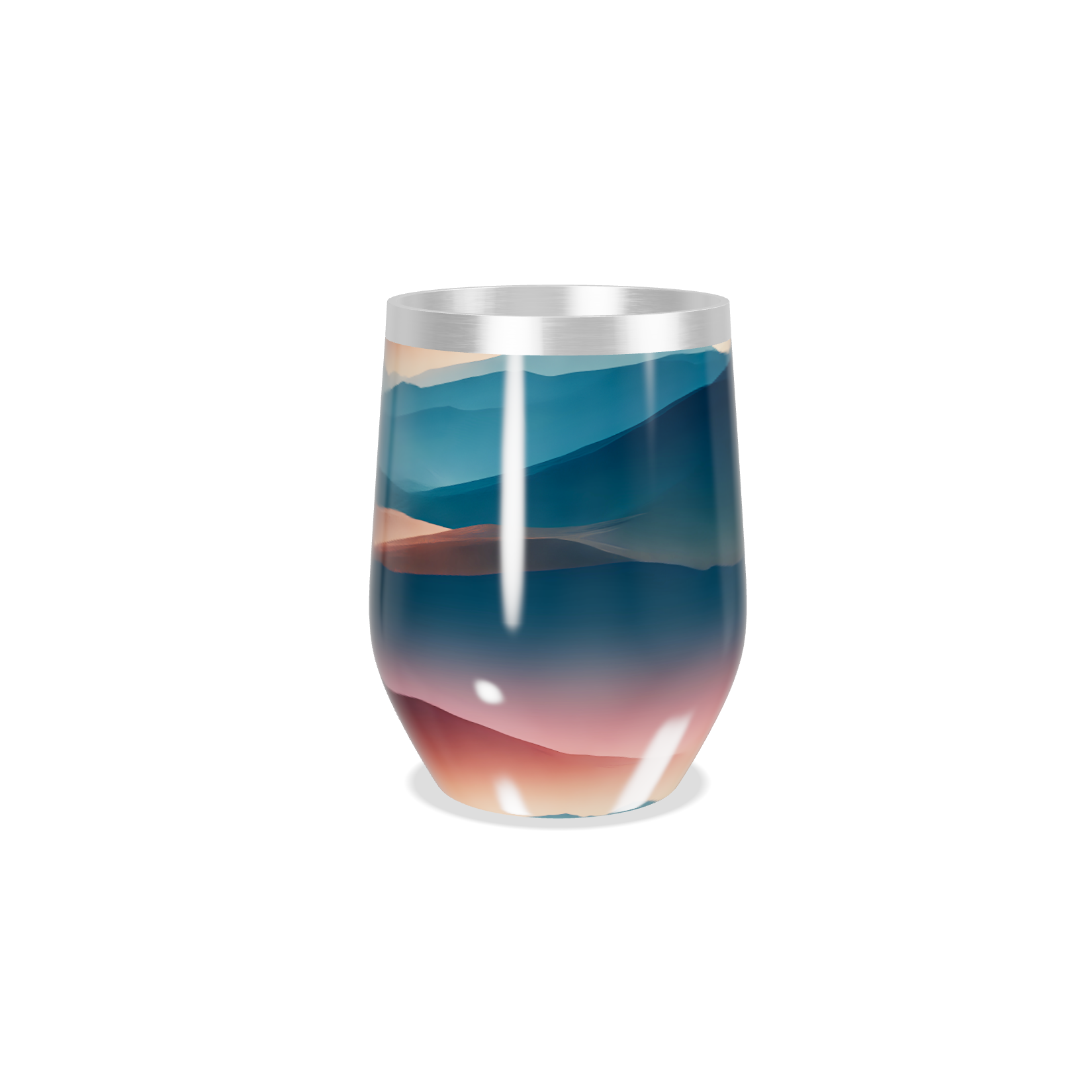 Copo Térmico Slim - Paisagem Colorida Aço Inox