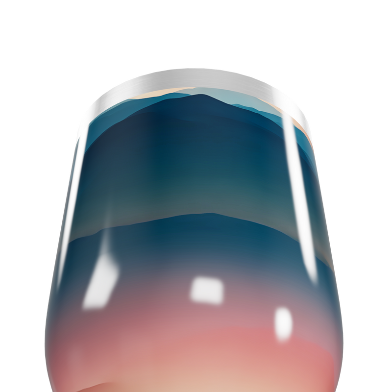 Copo Térmico Slim - Paisagem Colorida Aço Inox