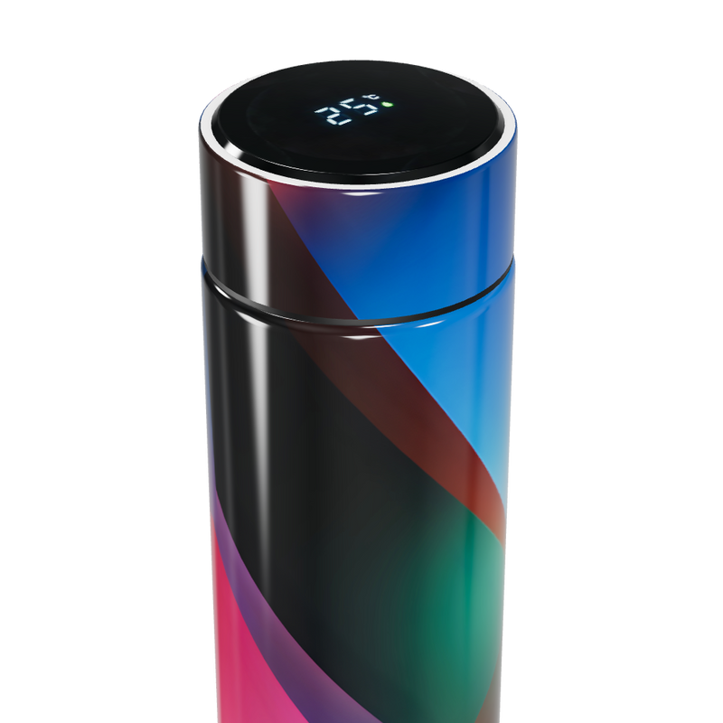 Garrafa Térmica Touch - Colorida com Display LED
