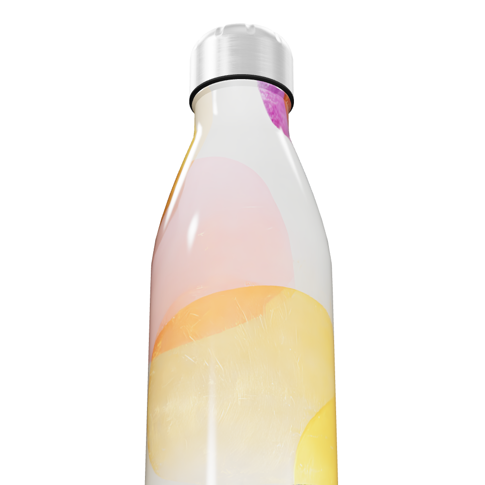 Garrafa Inox - Estampa Colorida Abstrata