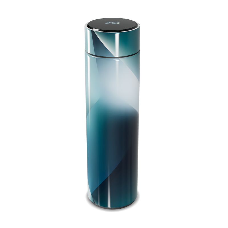 Garrafa Térmica Touch - Azul Metálico Digital