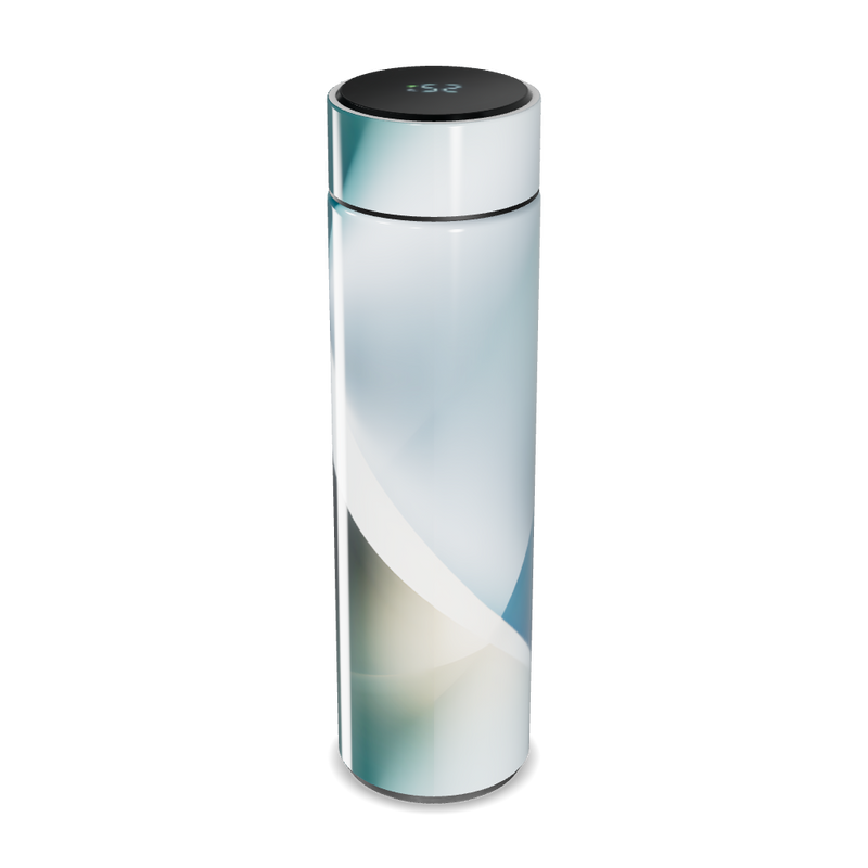 Garrafa Térmica Touch - Azul Metálico Digital