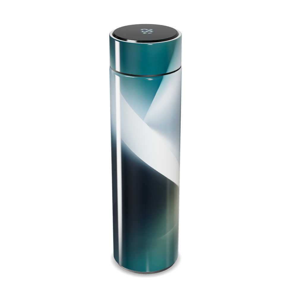 Garrafa Térmica Touch - Azul Metálico Digital