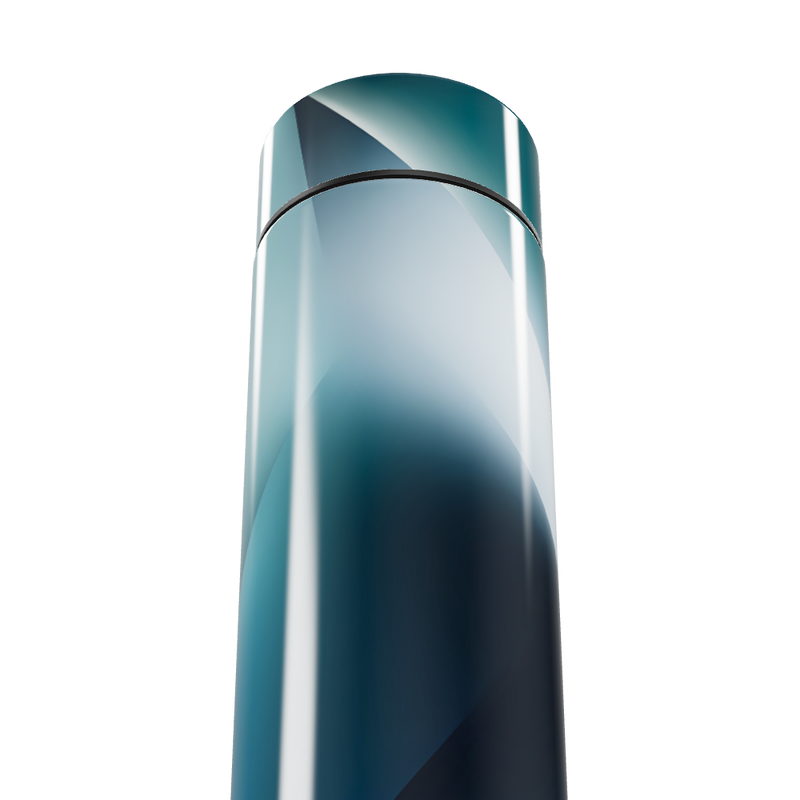 Garrafa Térmica Touch - Azul Metálico Digital