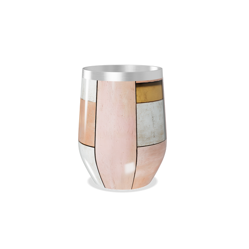 Copo Térmico Slim - Colorido Abstrato Aço Inox