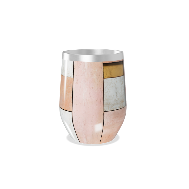 Copo Térmico Slim - Colorido Abstrato Aço Inox