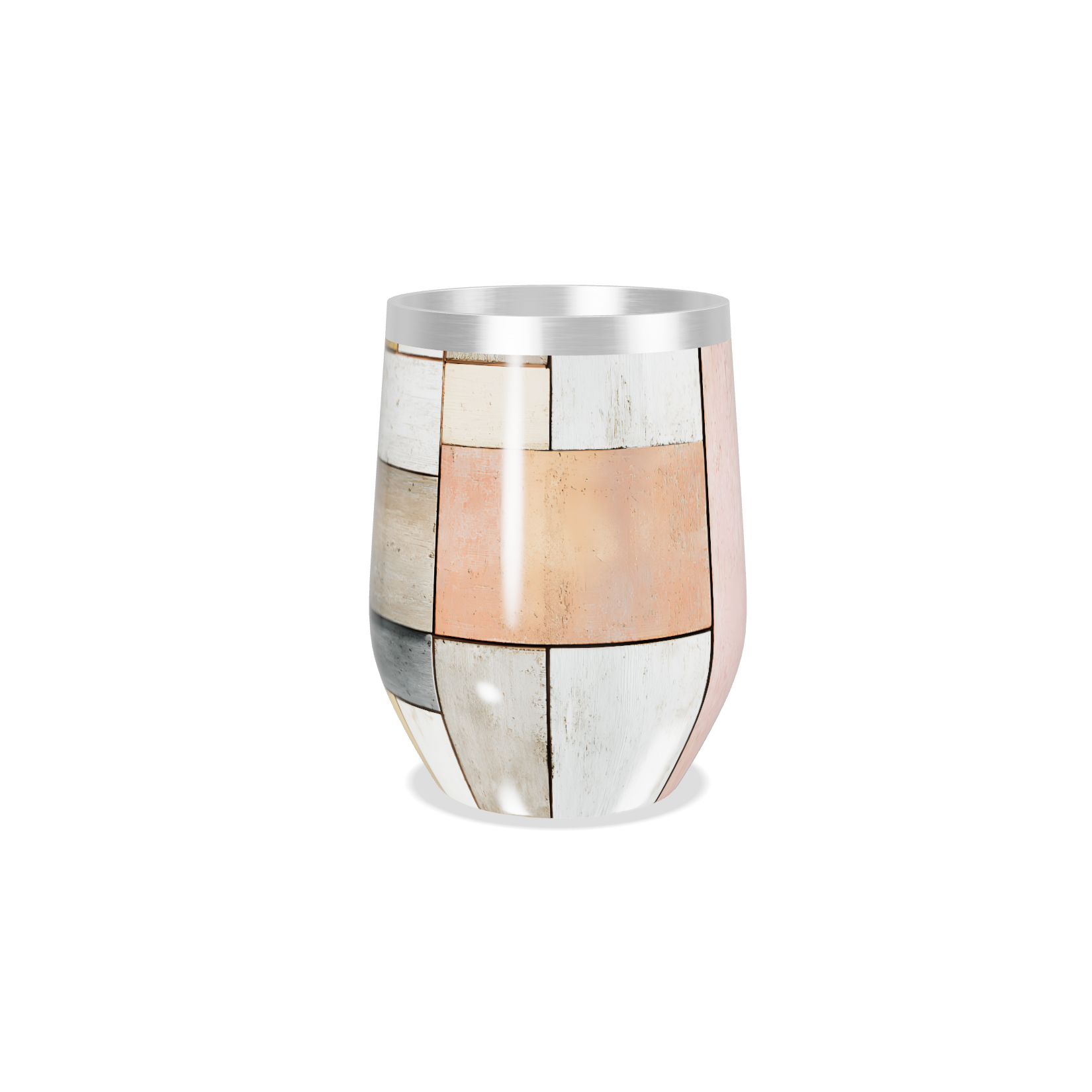 Copo Térmico Slim - Colorido Abstrato Aço Inox