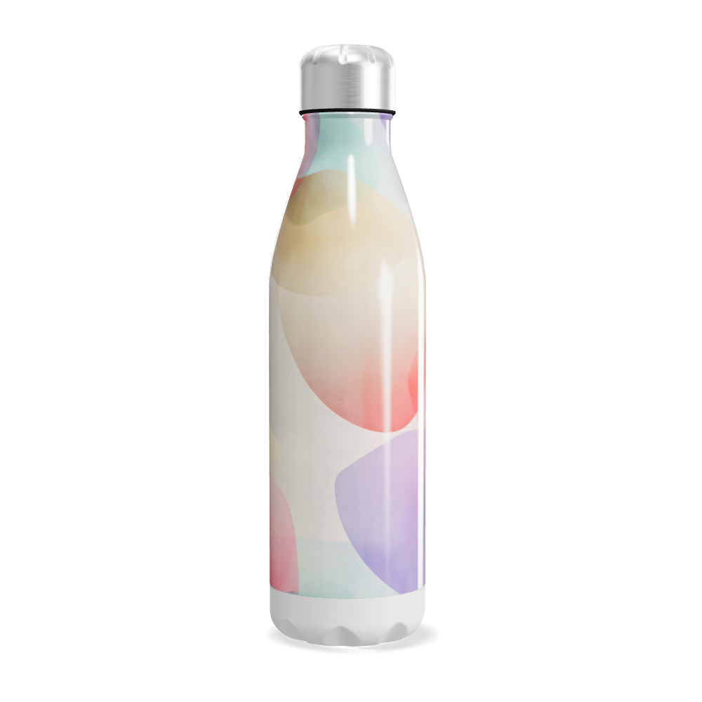 Garrafa Inox - Estampa Degradê Colorida
