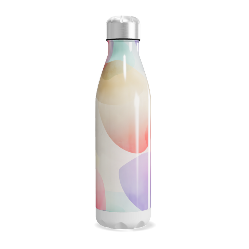 Garrafa Inox - Estampa Degradê Colorida