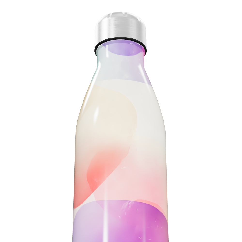 Garrafa Inox - Estampa Degradê Colorida