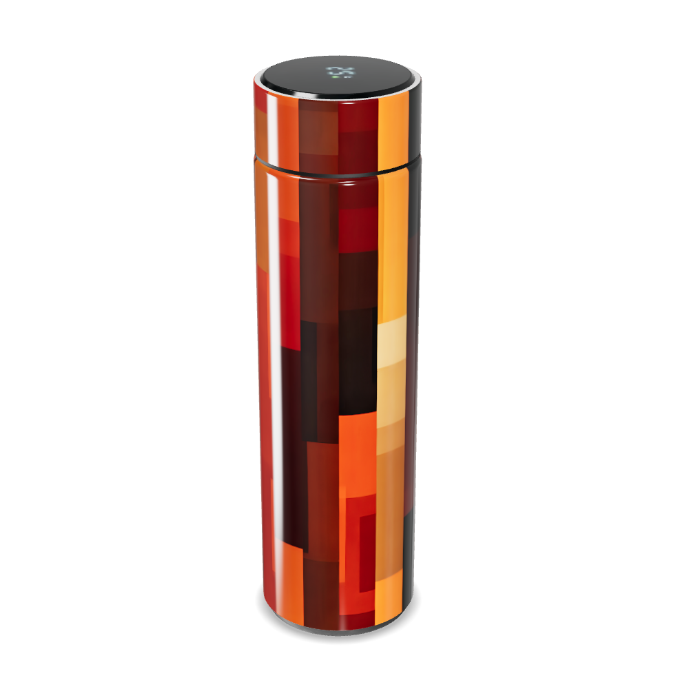 Garrafa Térmica Touch - Estampa Geométrica Colorida