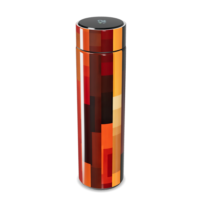 Garrafa Térmica Touch - Estampa Geométrica Colorida