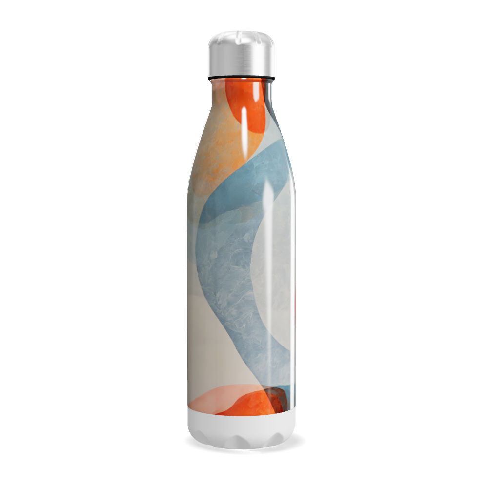 Garrafa Inox Estampada Cores Vibrantes