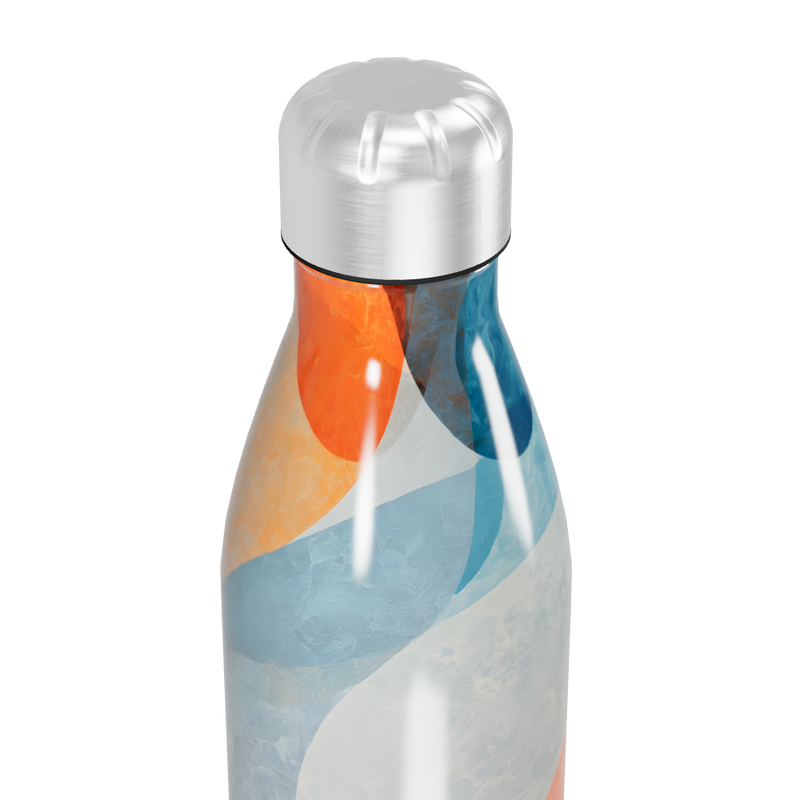 Garrafa Inox Estampada Cores Vibrantes
