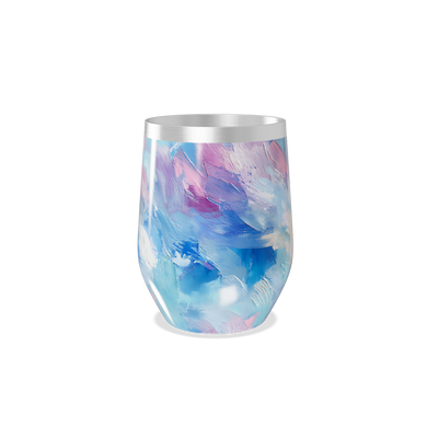 Copo Térmico Slim - Estampa Abstrata Colorida